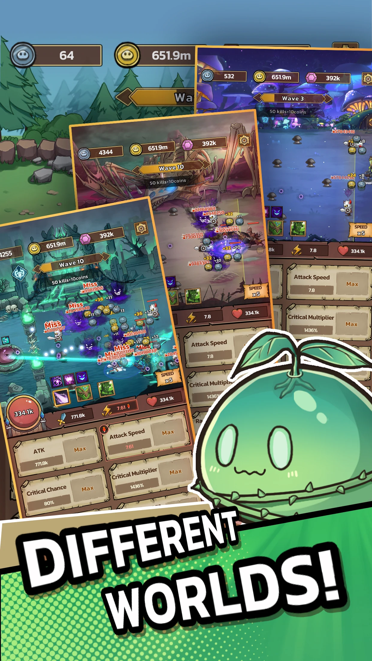 Slime Castle — Idle TD Game screenshot