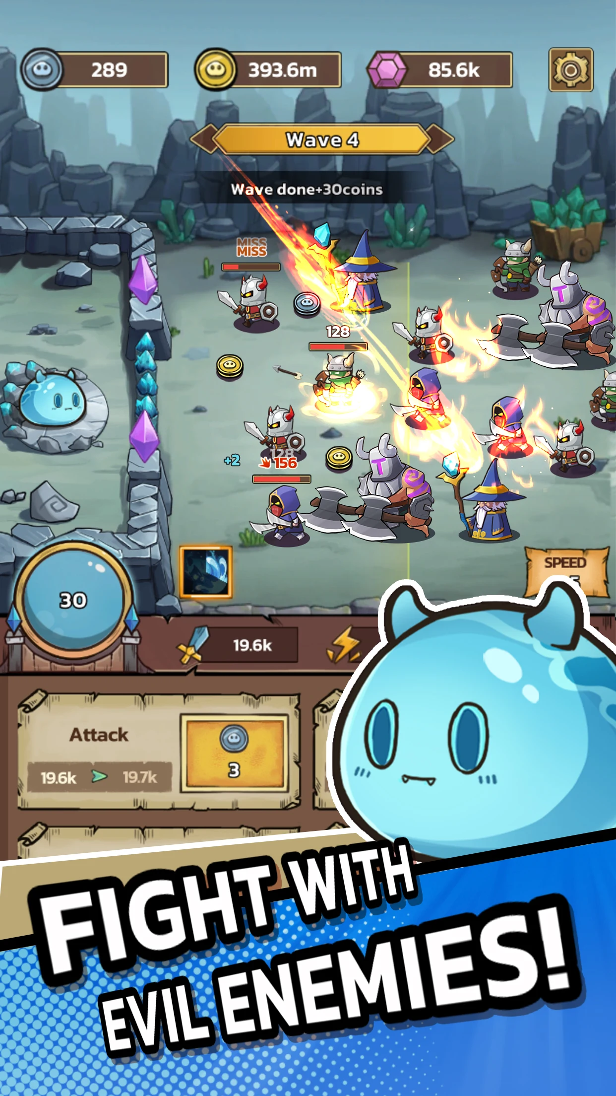 Slime Castle — Idle TD Game screenshot